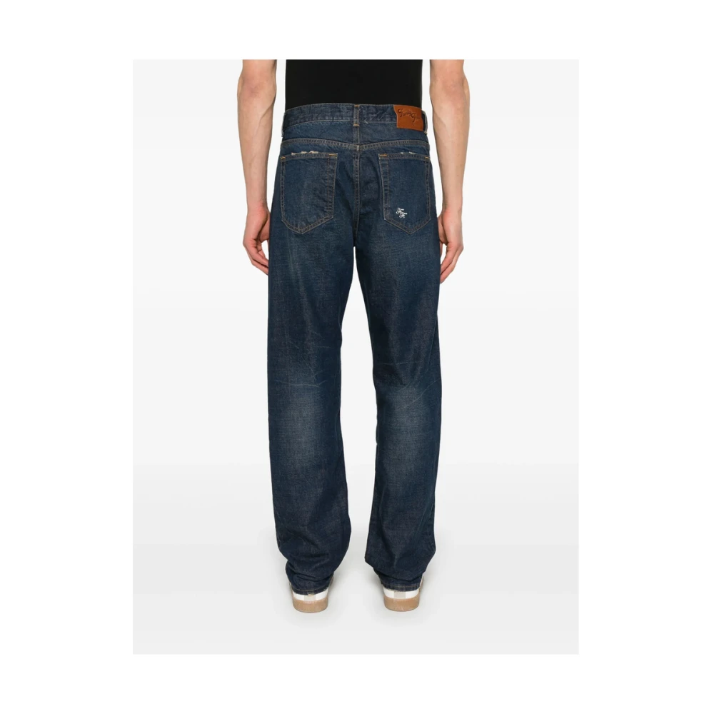 Family First Indigo Blauw Klassieke Vijf Zak Jeans Blue Heren