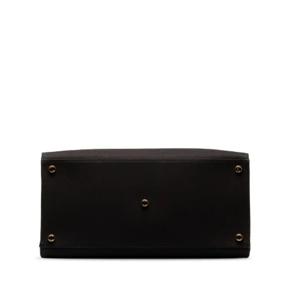 Fendi Vintage Pre-owned Canvas handbags Black Dames