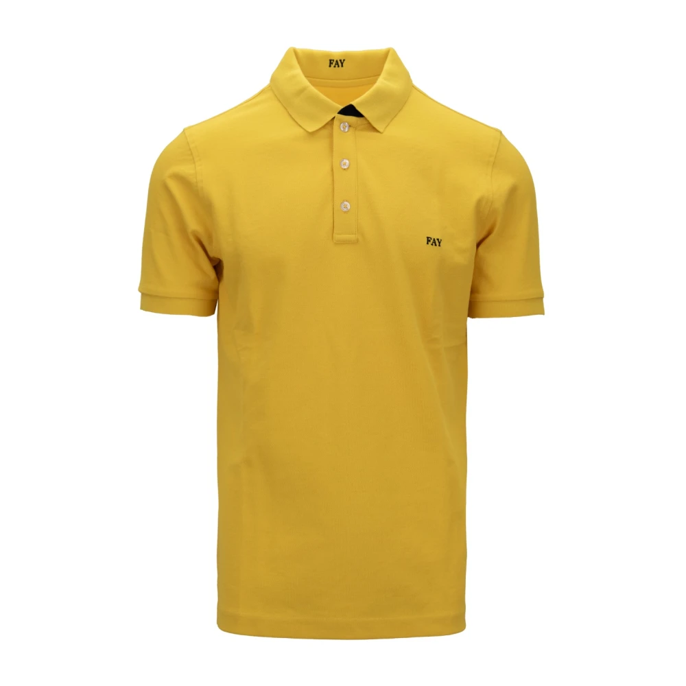 Fay - Tops > Polo Shirts - Yellow - Fay - Modalova