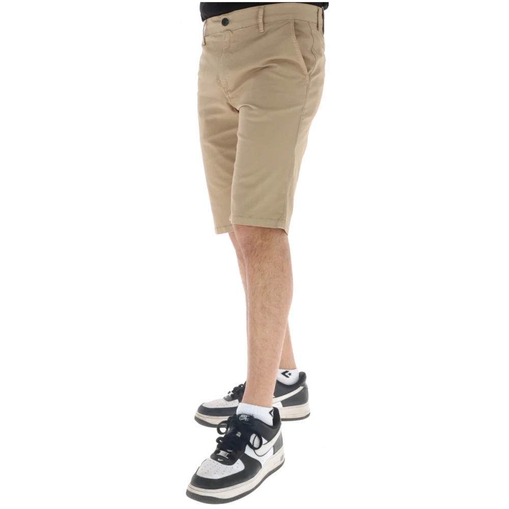 Lyle & Scott Casual Heren Shorts Lente Zomer Sh1814Ita Beige Heren