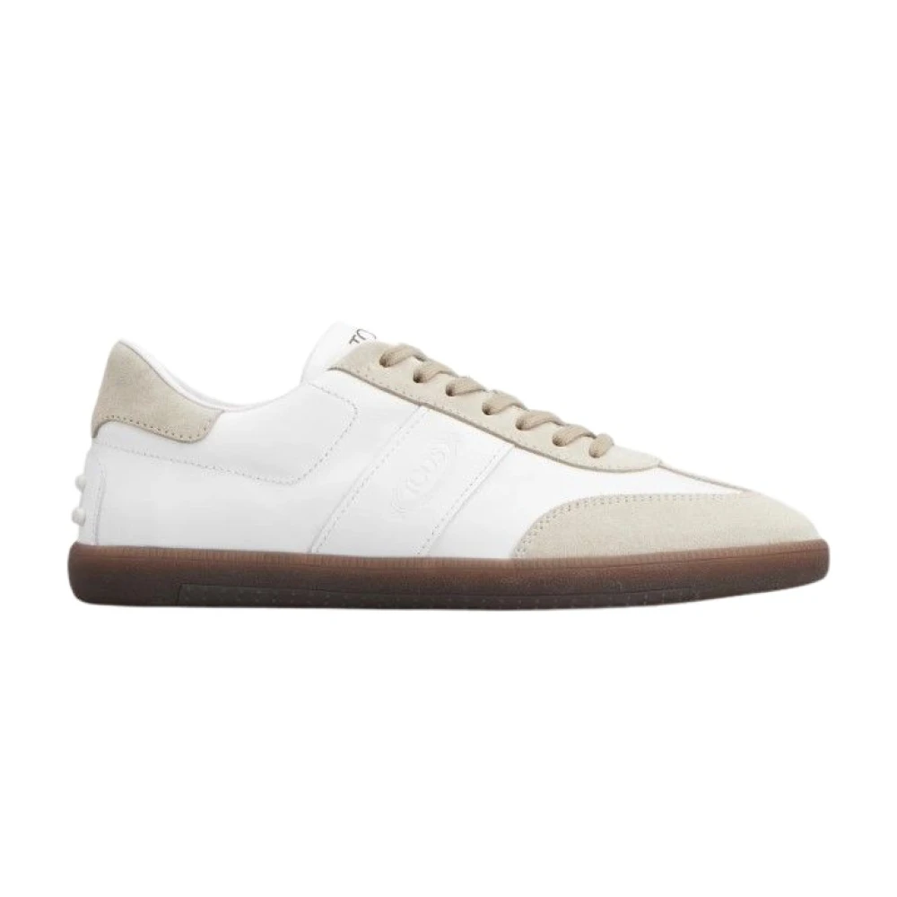 Tod’s Tabs Sneakers Heren Schoenen Wit