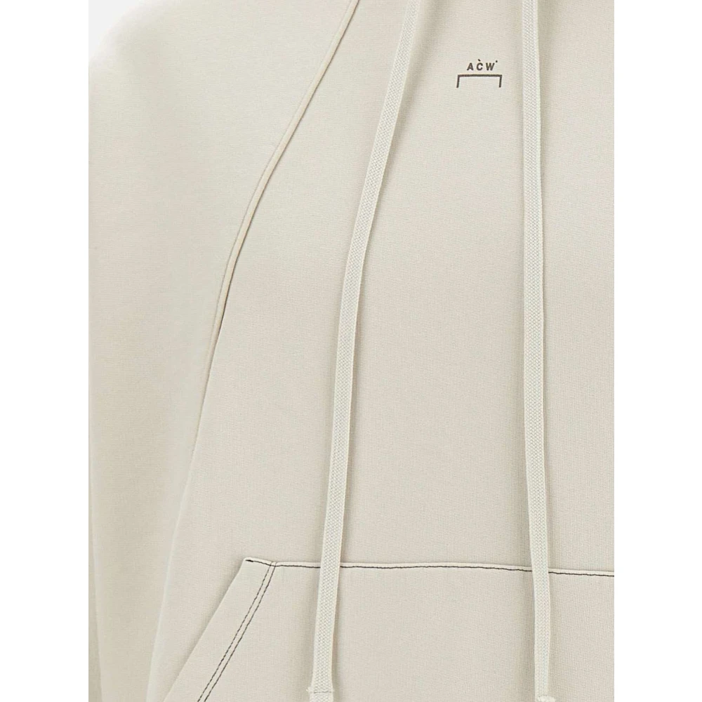 A-Cold-Wall Lichtbeige Katoenen Jersey Hoodie Trui Beige Heren