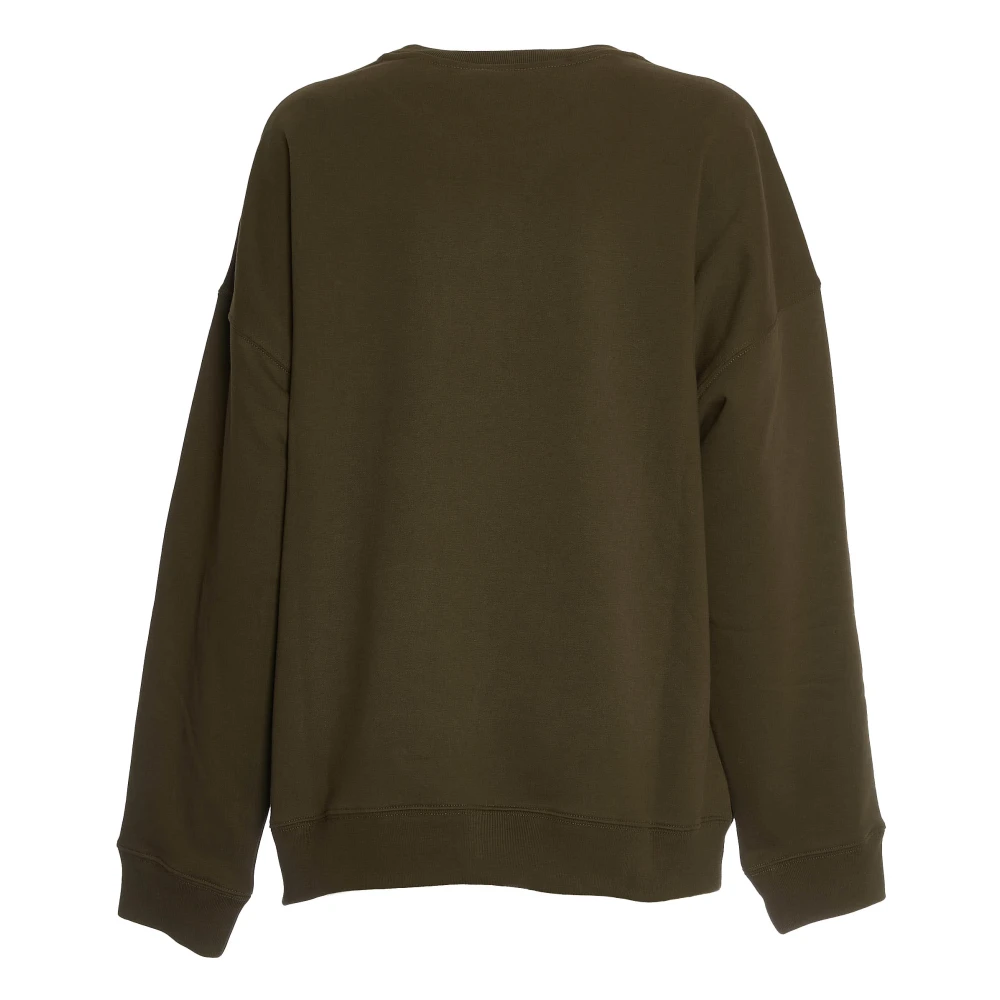 N21 Groene Crew Neck Sweatshirt Green Dames