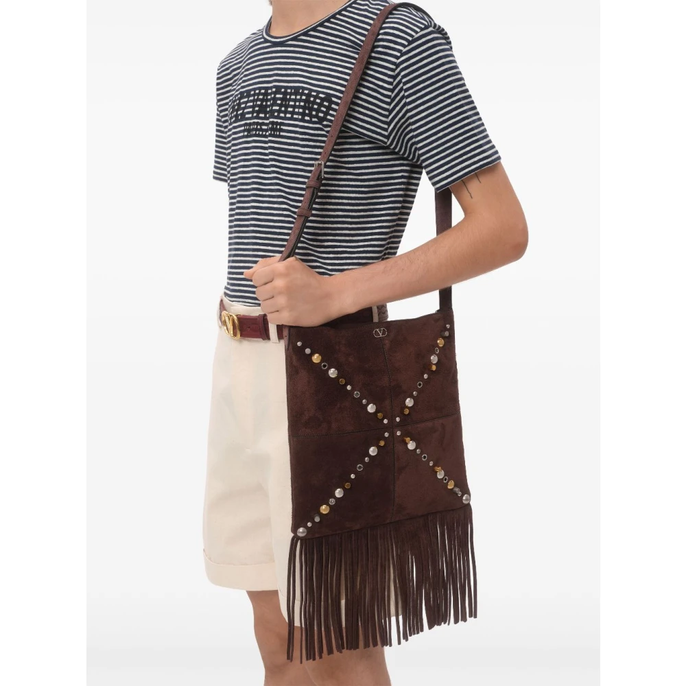 Valentino Logo Print T-shirts en Polos Multicolor Heren