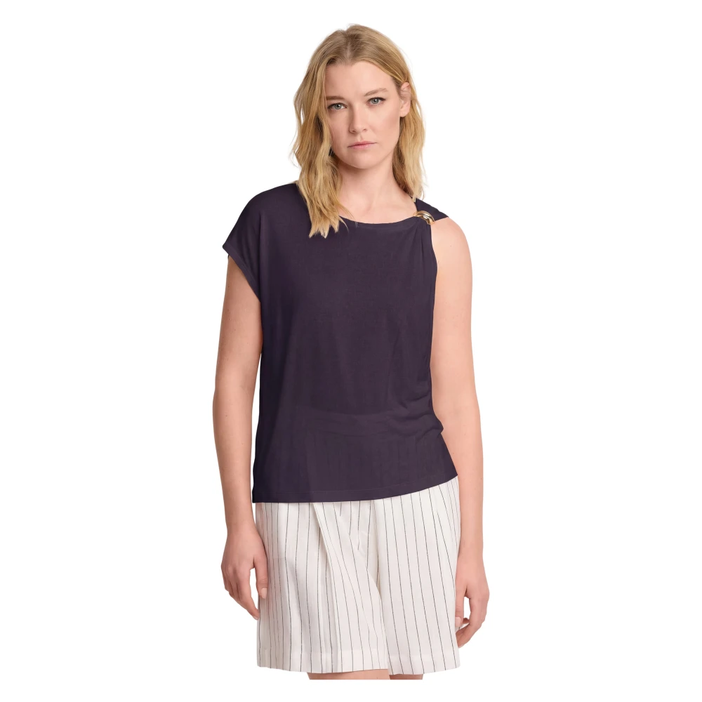 Kocca Black Blouses, Female, S, T-Shirt Celidonia