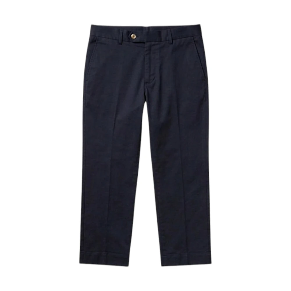 Hugo Men's Blue Chino Trousers - Suit Trousers - M - Trousers