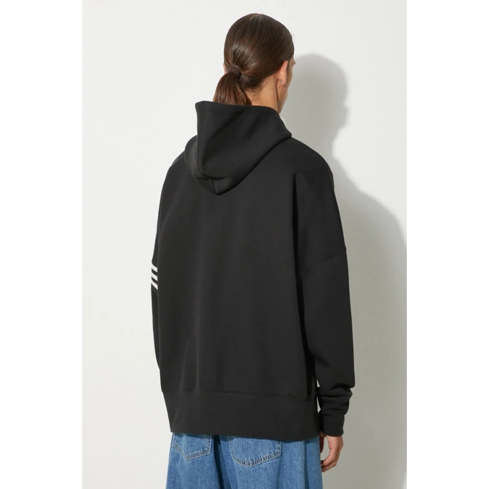 Adidas Mannen Mouw Drie Strepen Sweatshirt Black Heren