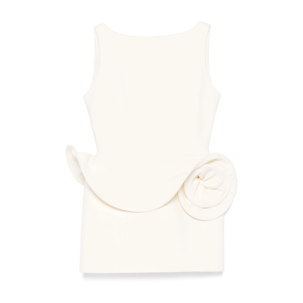 Magda Butrym Beige Jurk met Applicatiedetail Beige Dames