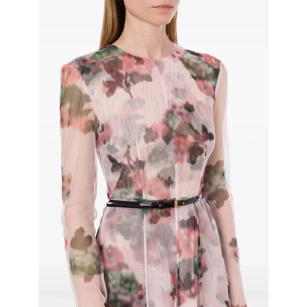 Philosophy di Lorenzo Serafini Elegante Zwarte Cocktailjurk Multicolor Dames