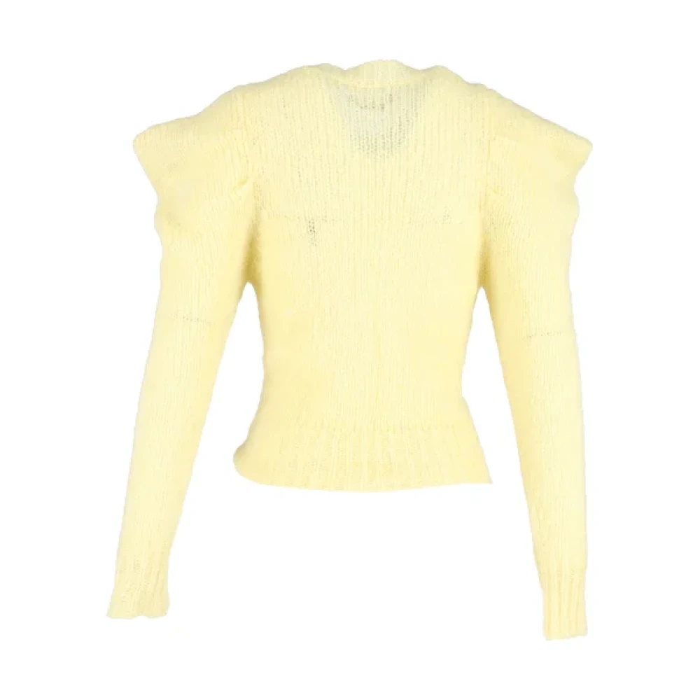 Isabel Marant Pre-owned Wool outerwear Yellow Dames
