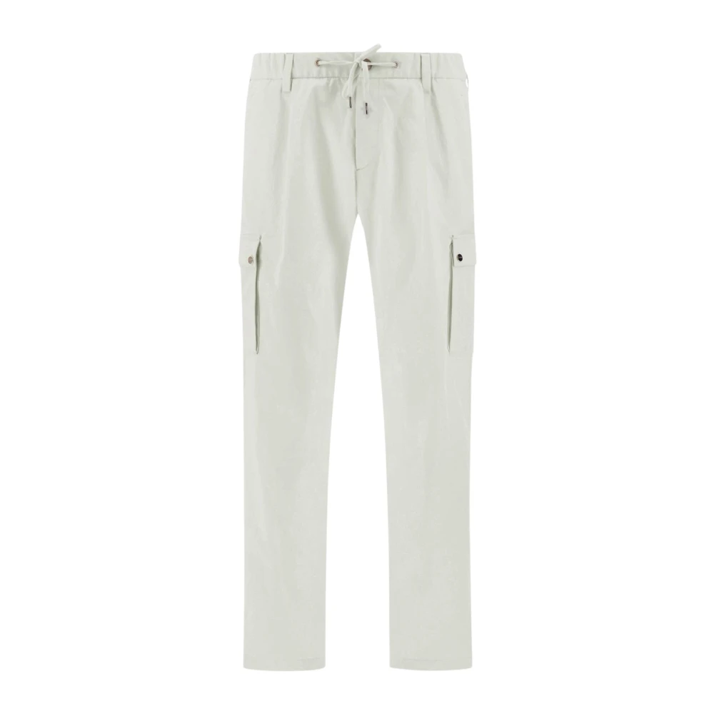 Herno Katoen Feel Resort Broek White Heren