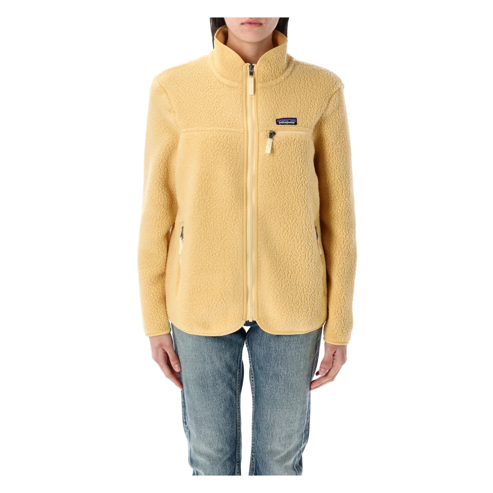 Patagonia Retro Pile Fleece Shearling Jacket Yellow, Dam