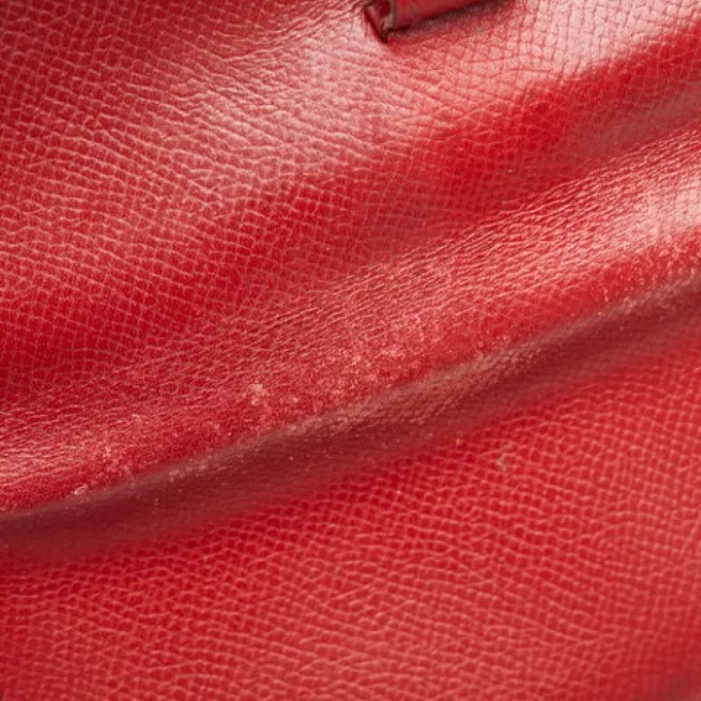 Hermès Vintage Pre-owned Canvas wallets Red Dames