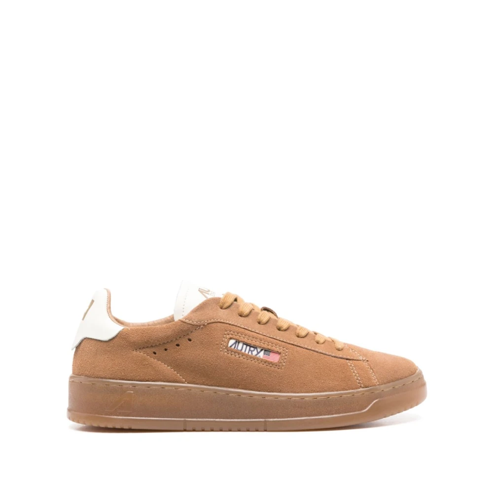 Autry Men's Beige Dallas Low Trainers - Sneakers - 7 Uk - Shoes