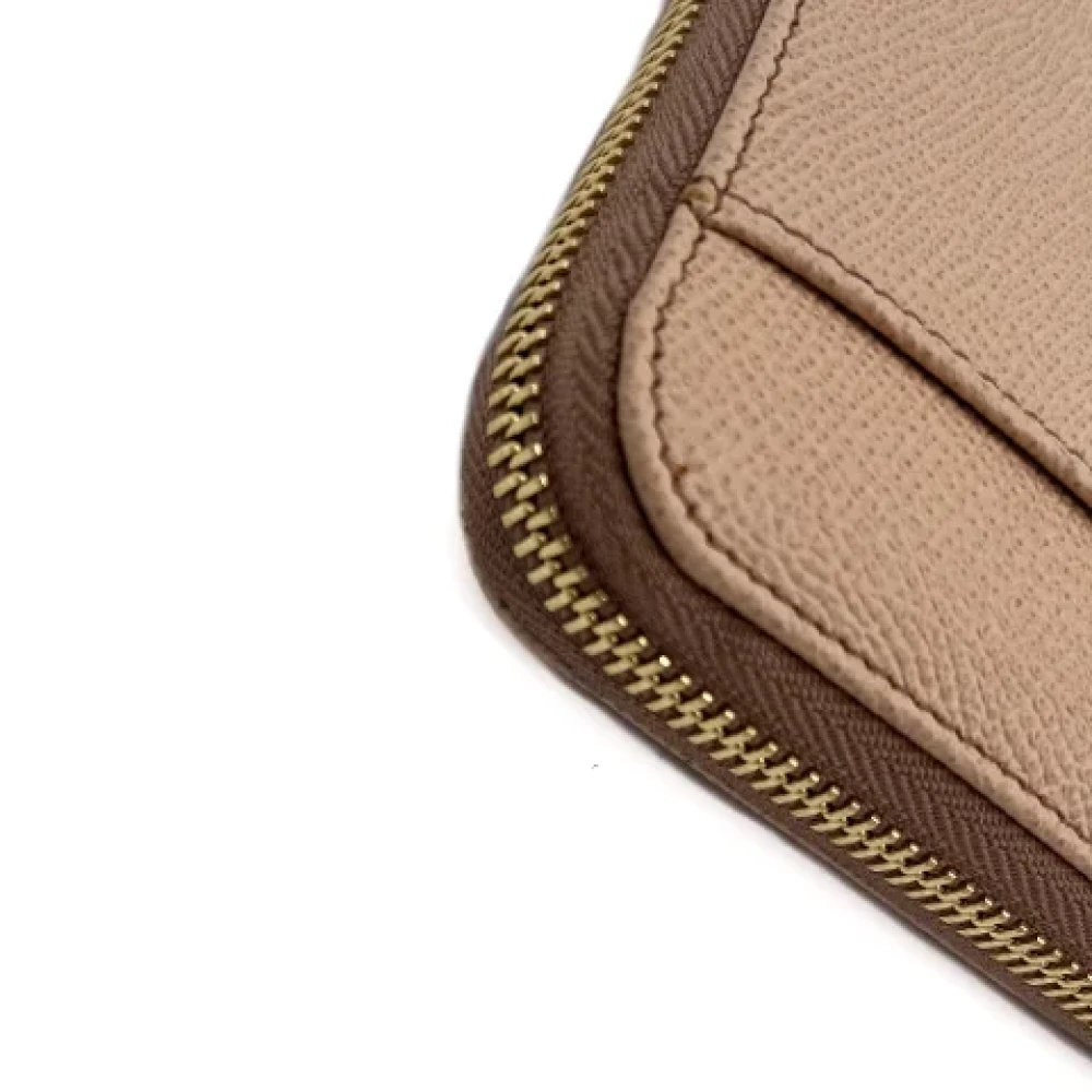 Dolce & Gabbana Pre-owned Leather wallets Beige Dames