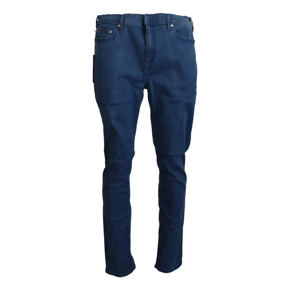 Neil Barrett Blauwe Skinny Jeans met Designer Appeal Blue Heren