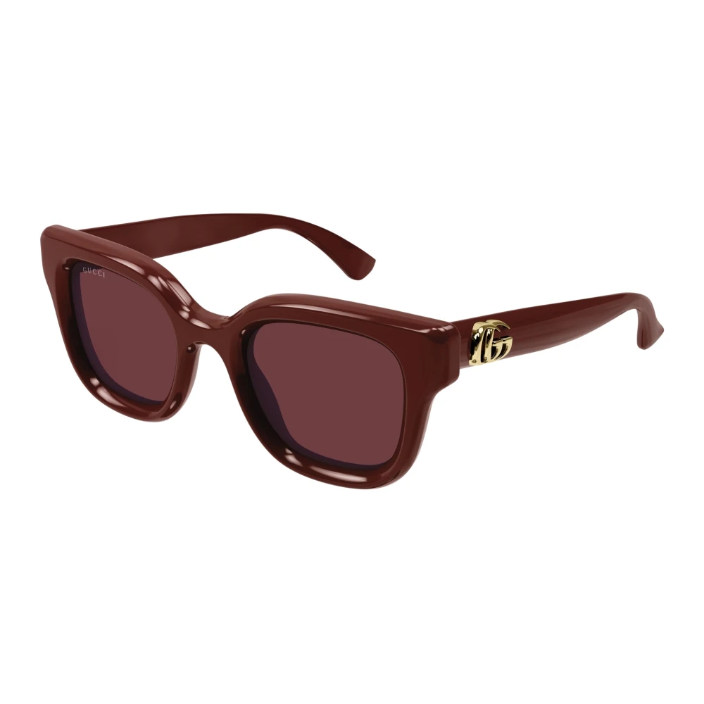 Gucci Red Sunglasses, Female, 49 Mm, Cat-Eye Sunglasses