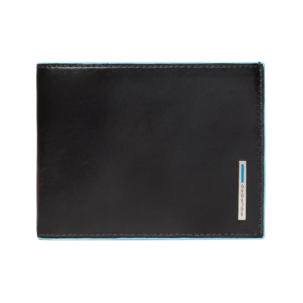 Piquadro Men's Black Wallets & Cardholders, One Size, Cardholder Wallets For