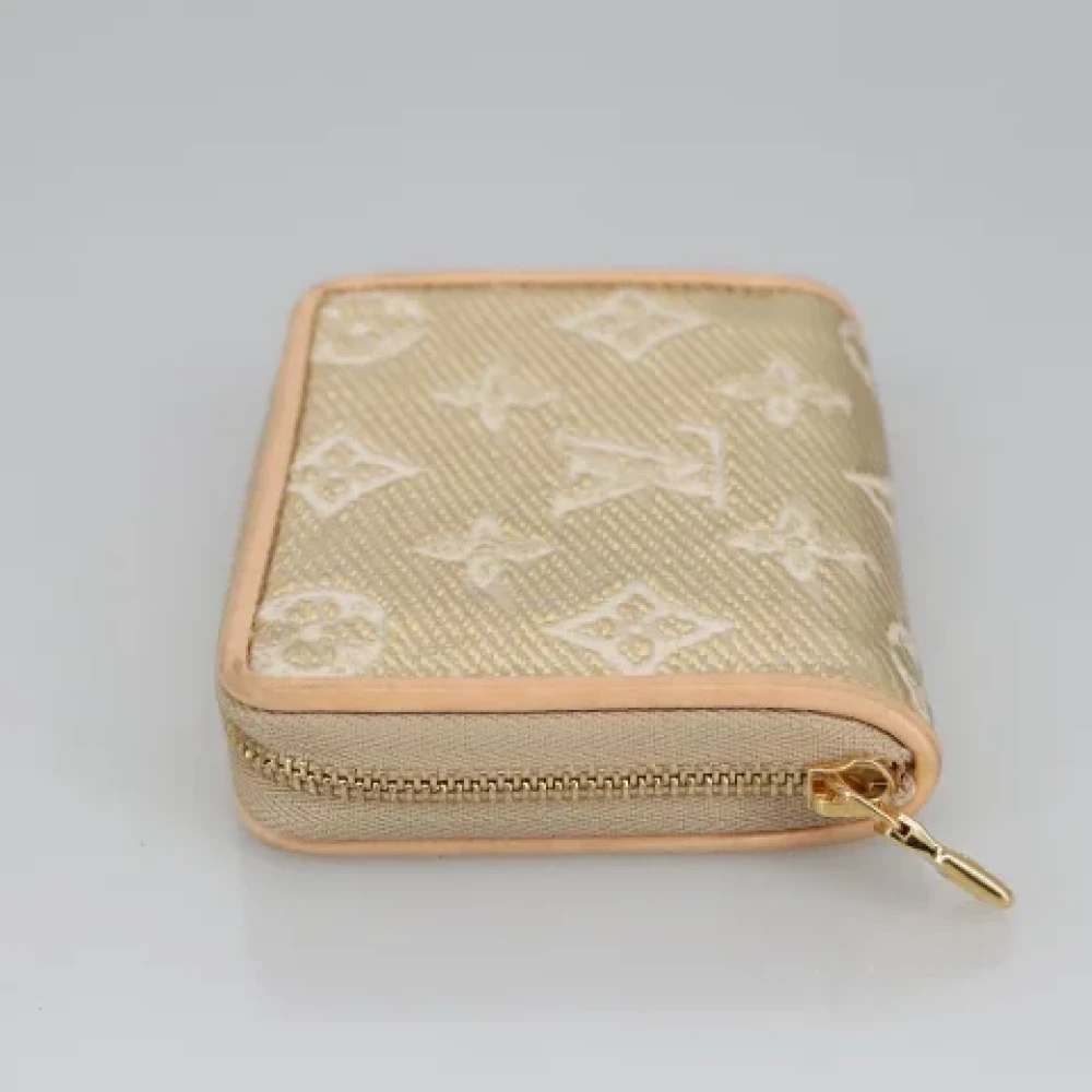 Louis Vuitton Vintage Pre-owned Canvas wallets Beige Dames
