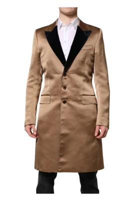 Brun Silke Trench Coat Jacka