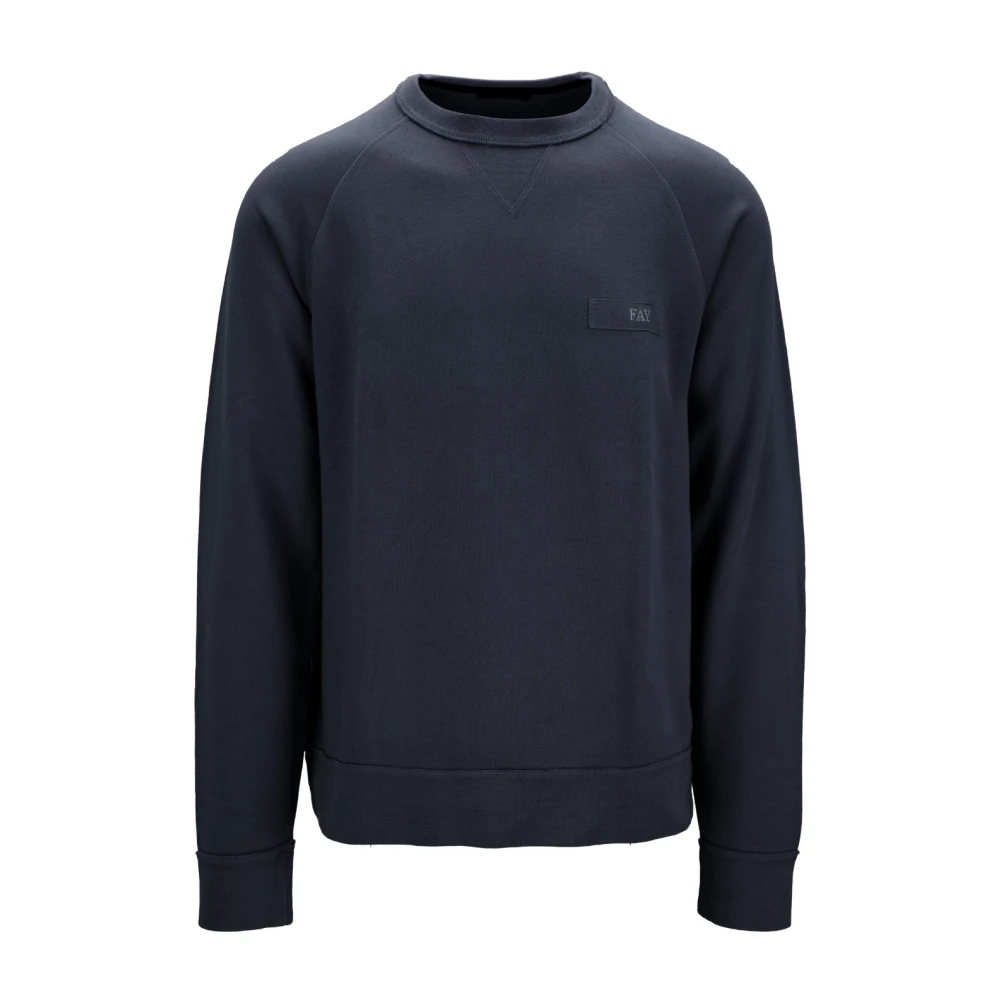 Fay Heren Pullover Sweater Blue Heren