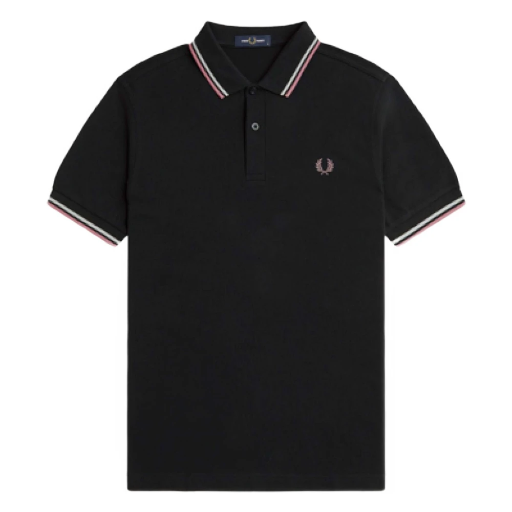 Fred Perry Polo met korte mouwen Black Heren
