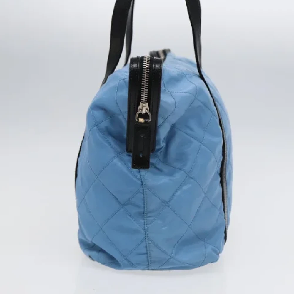 Prada Vintage Pre-owned Nylon totes Blue Dames
