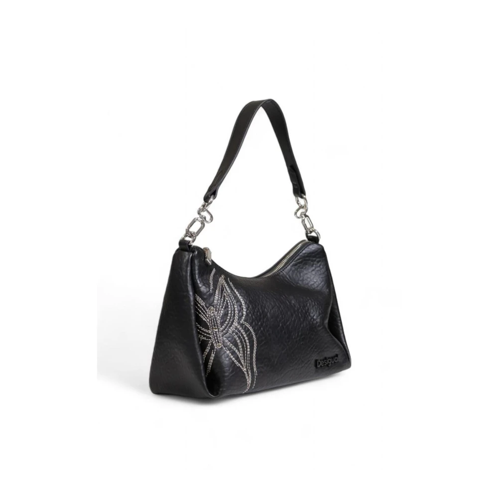 Desigual Polyethyleen Handtas met Polyurethaan Samenstelling Black Dames