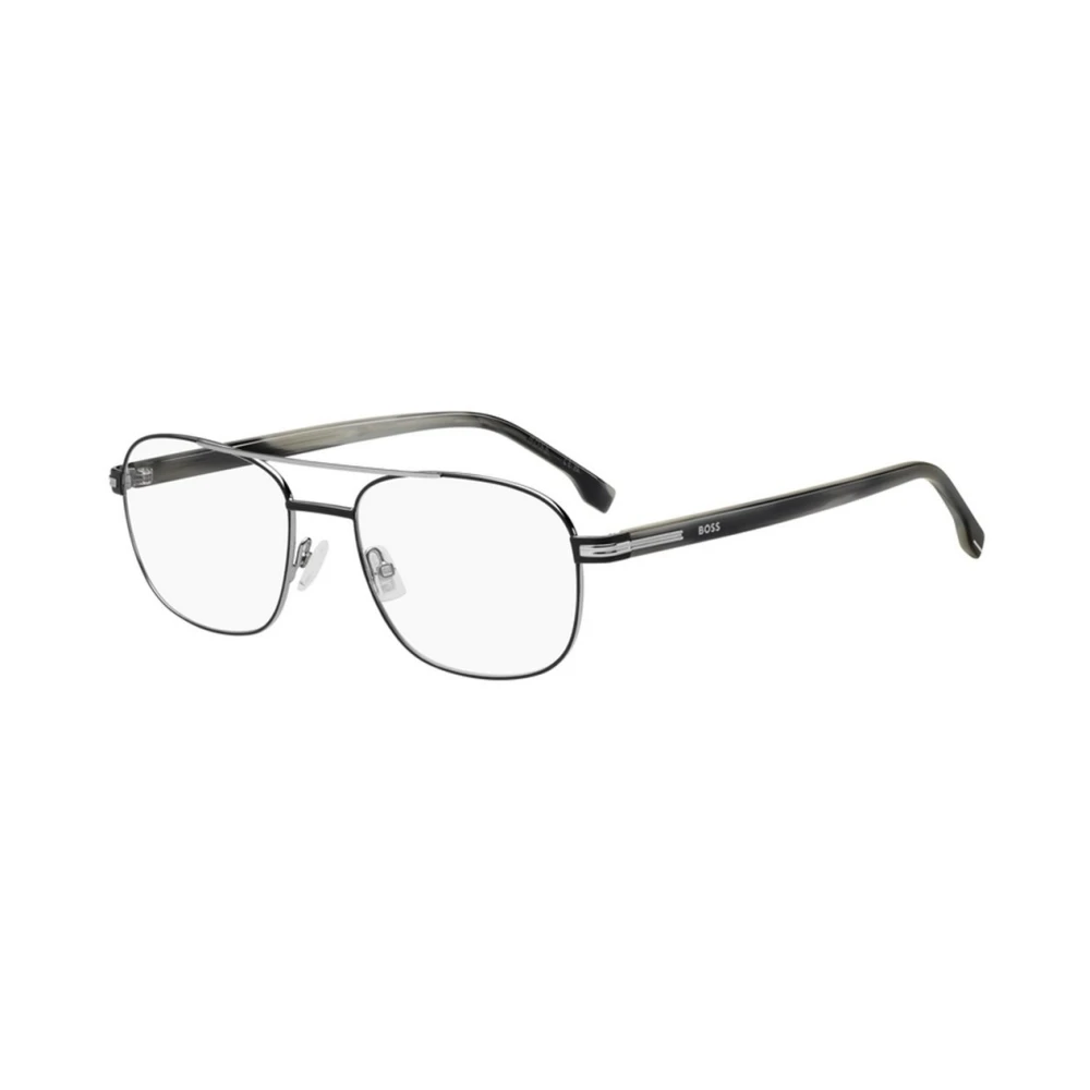 Hugo Men's Black 1756 Ti7 Glasses - Glasses - 54 Mm - Accessories