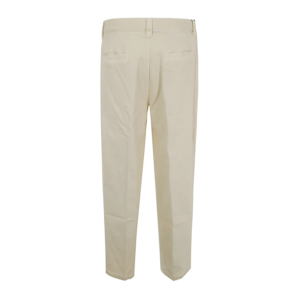 Incotex Ivoor Broeken voor Mannen Beige Heren