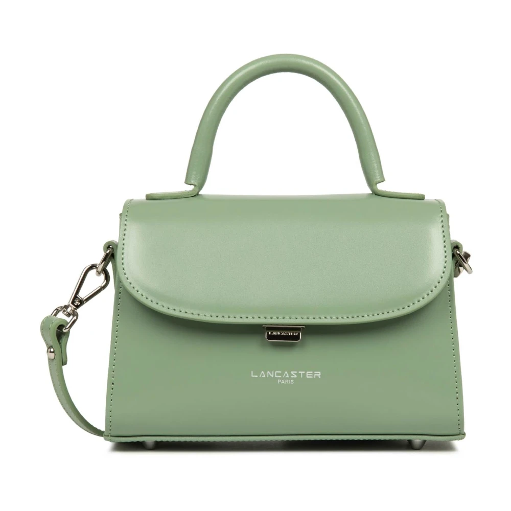Lancaster Elegante Flap Handtas met Metalen Sluiting Green Dames