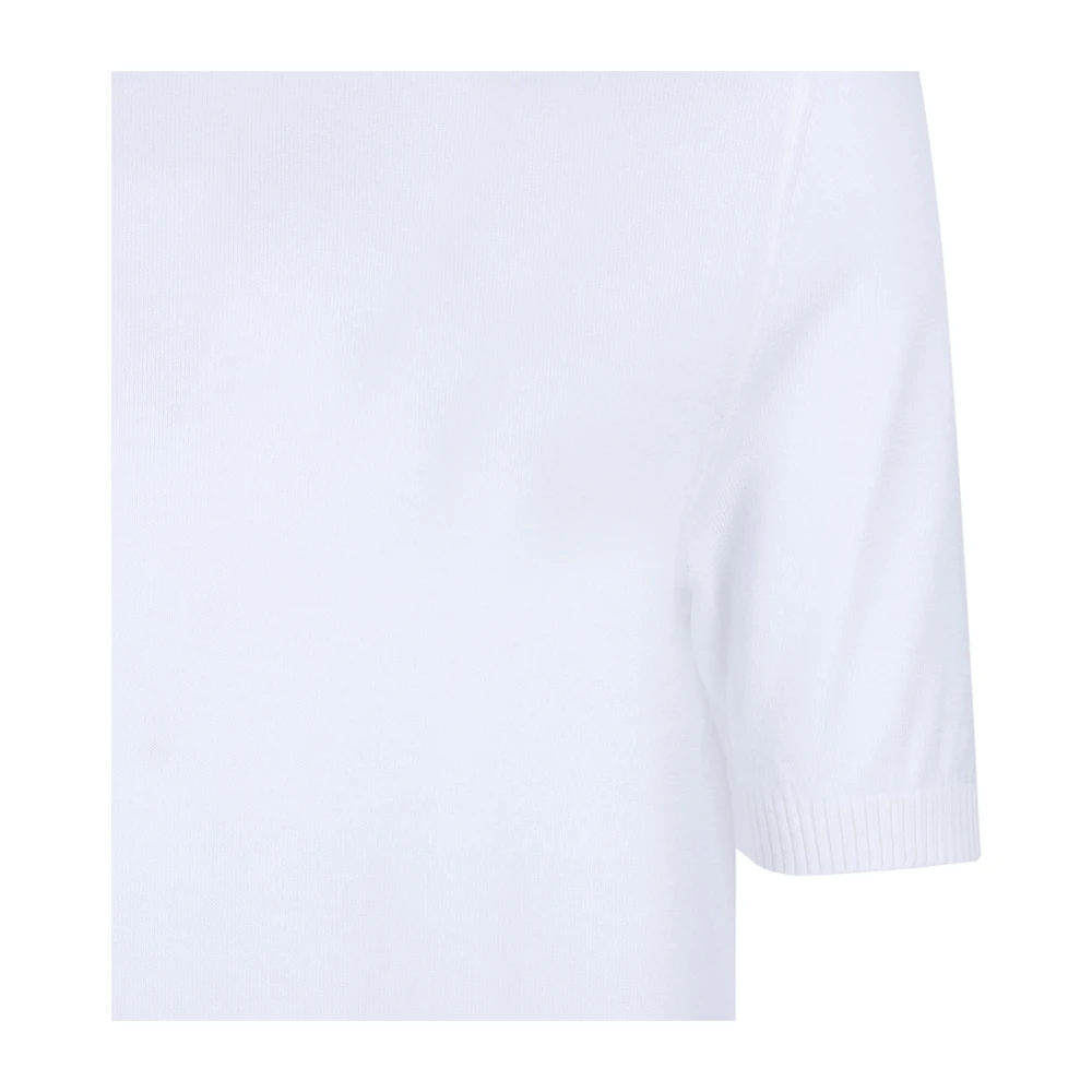 Malo Wit Crew Neck T-Shirt White Heren