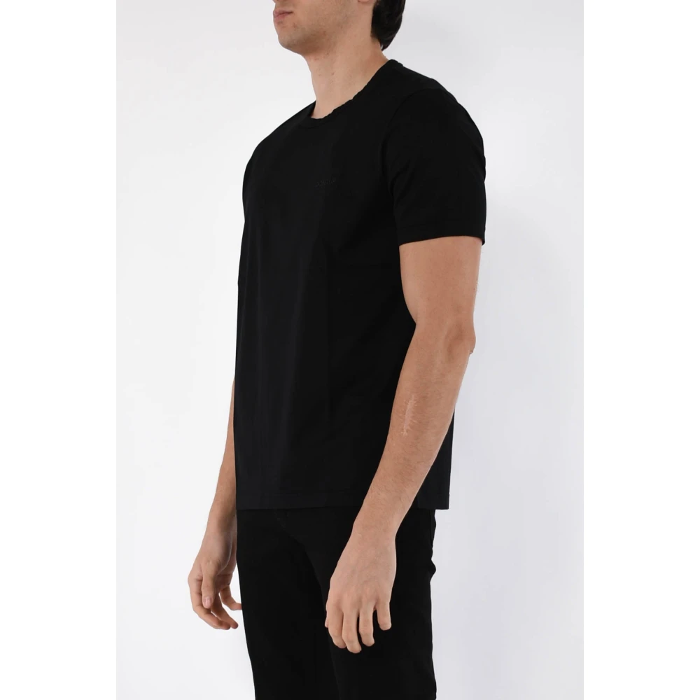 Dondup Jersey T-shirt met slim fit Black Heren