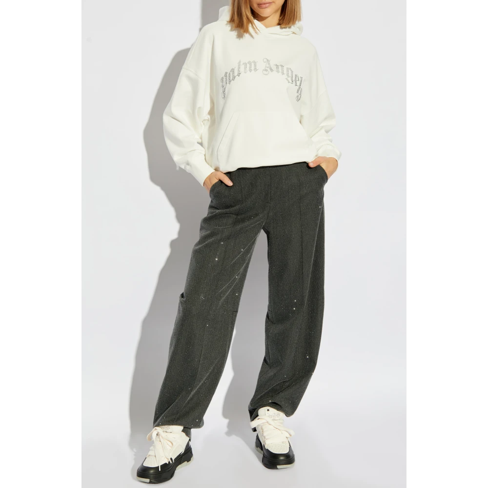 Palm Angels Sweatshirt met logo White Dames