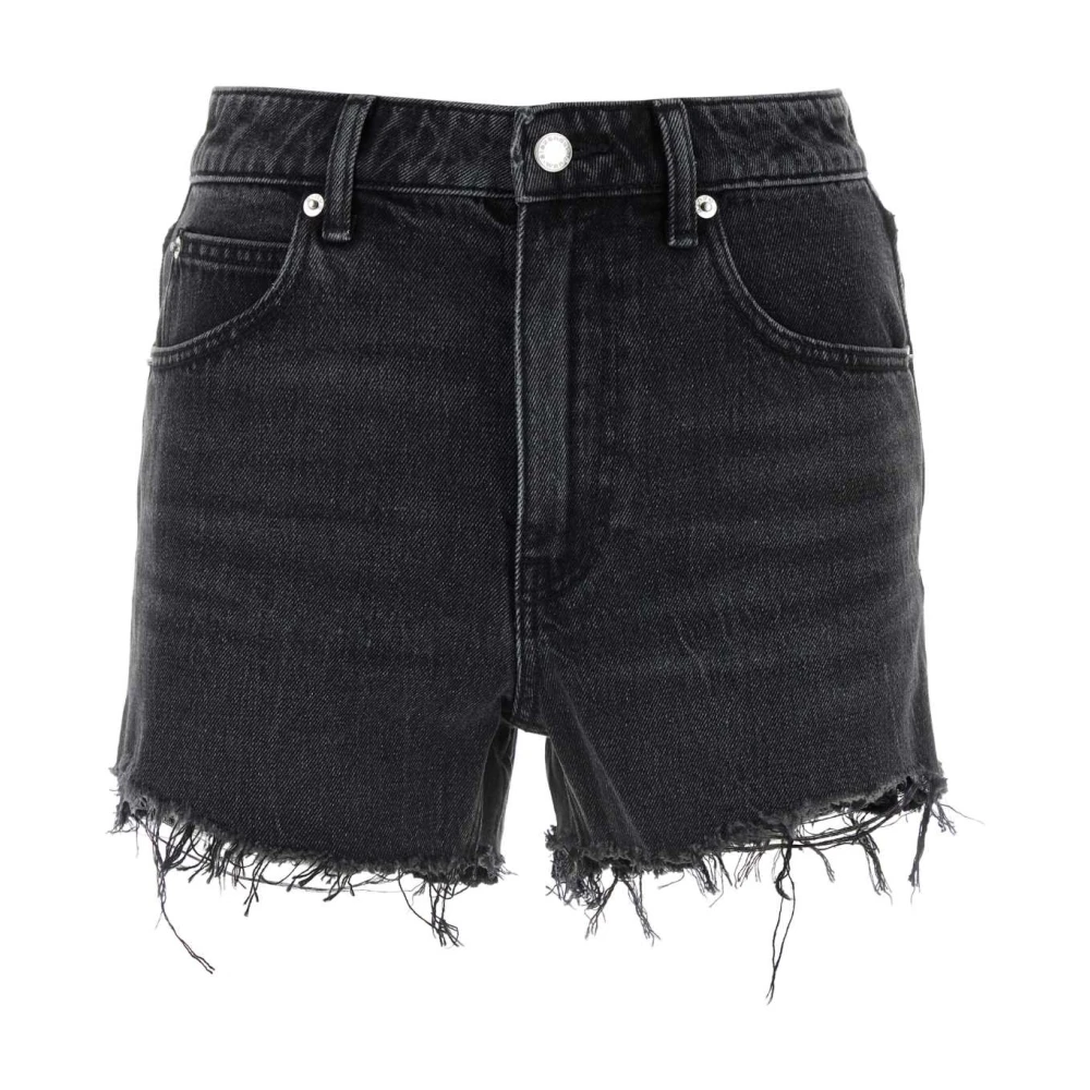 Alexander Wang Svart A Denimshorts