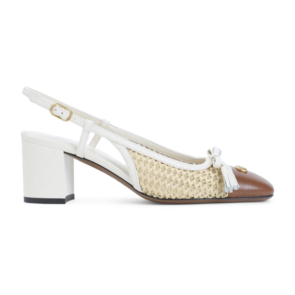 Valentino Garavani Women's Multicolor Pumps, 4 Uk, Sling Back Pumps