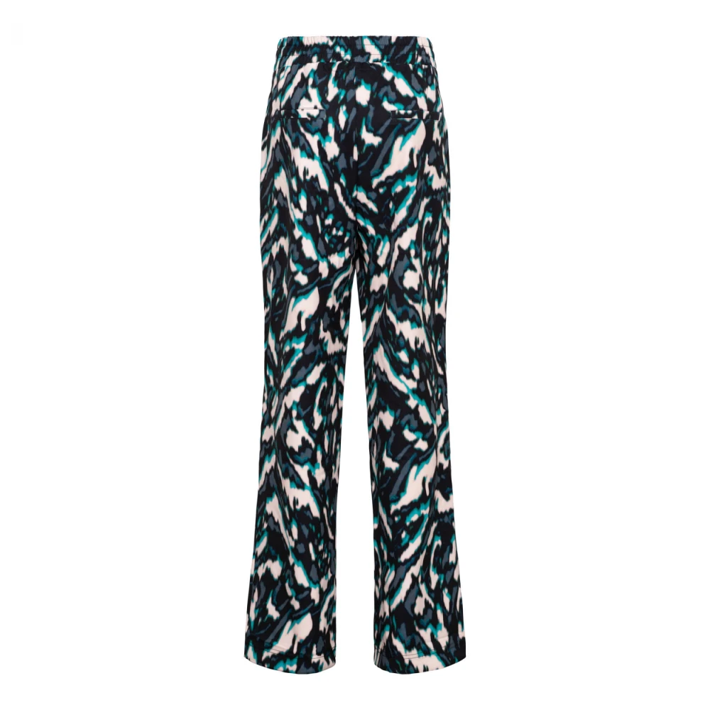&Co Woman Wijde Bruin Suède Broek Multicolor Dames