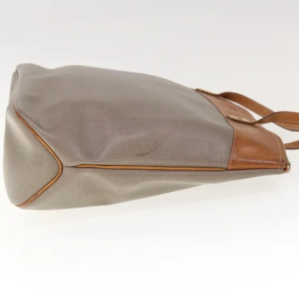 Dior Vintage Pre-owned Canvas totes Gray Dames