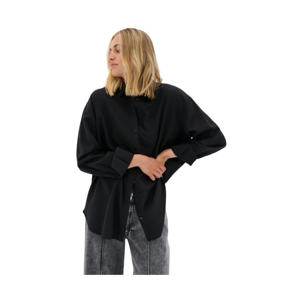 My Essential Wardrobe Zwarte Tulla Shirt Black Dames