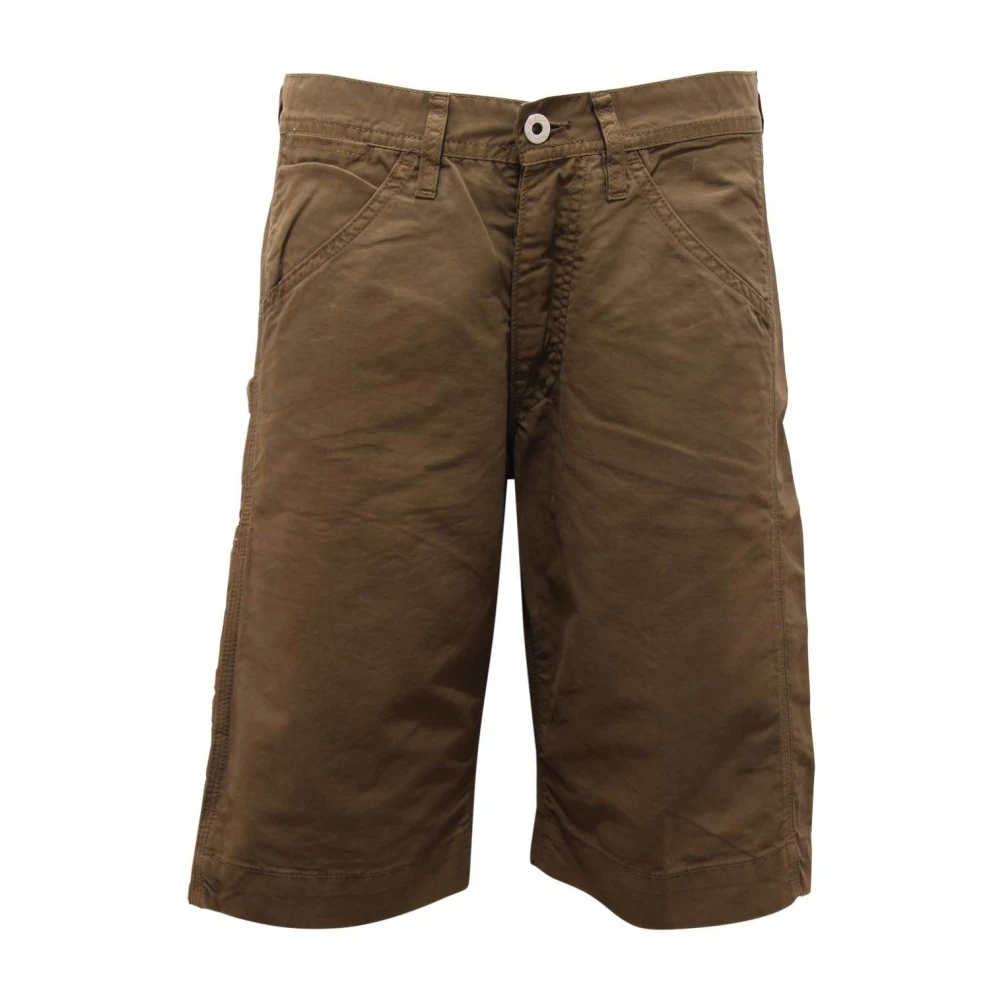 Mauro Grifoni Green Bermuda Shorts George Style - Male - Casual Shorts - W30 - Shorts