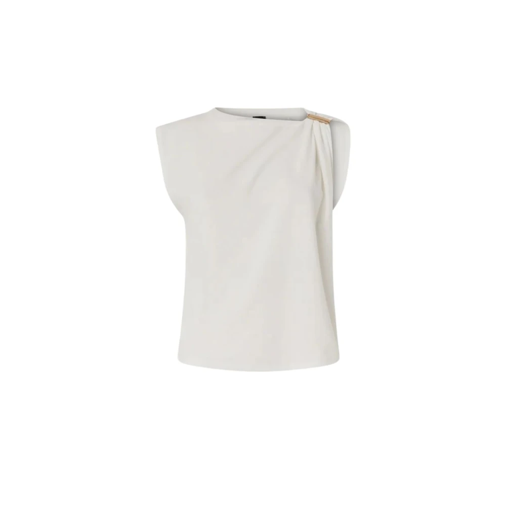 Pinko Women's White Melody Top - Blouses - S - Blouses & Shirts