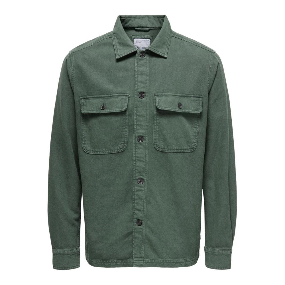 Only & Sons Elegant Overhemd Oliver Green Heren