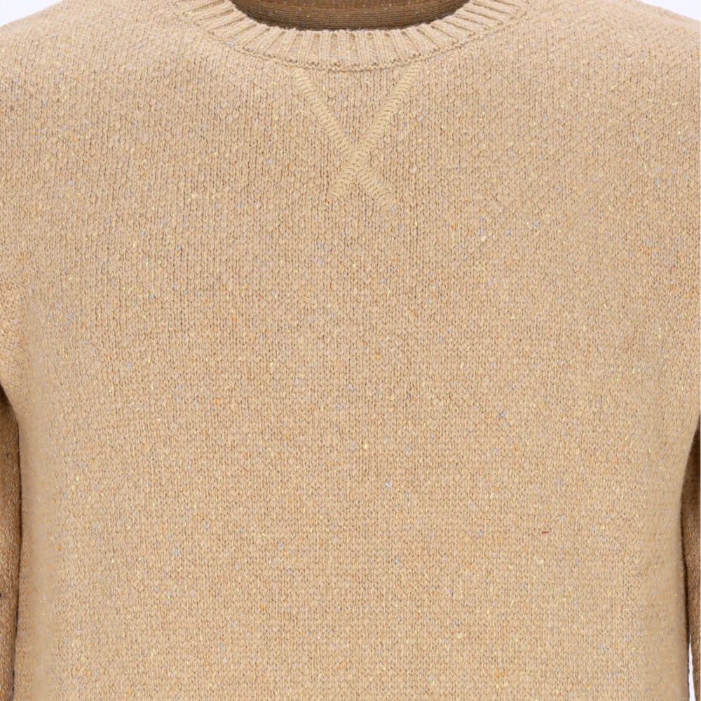 Element Zachte Pasvorm Crewneck Sweater Kameel Brown Heren