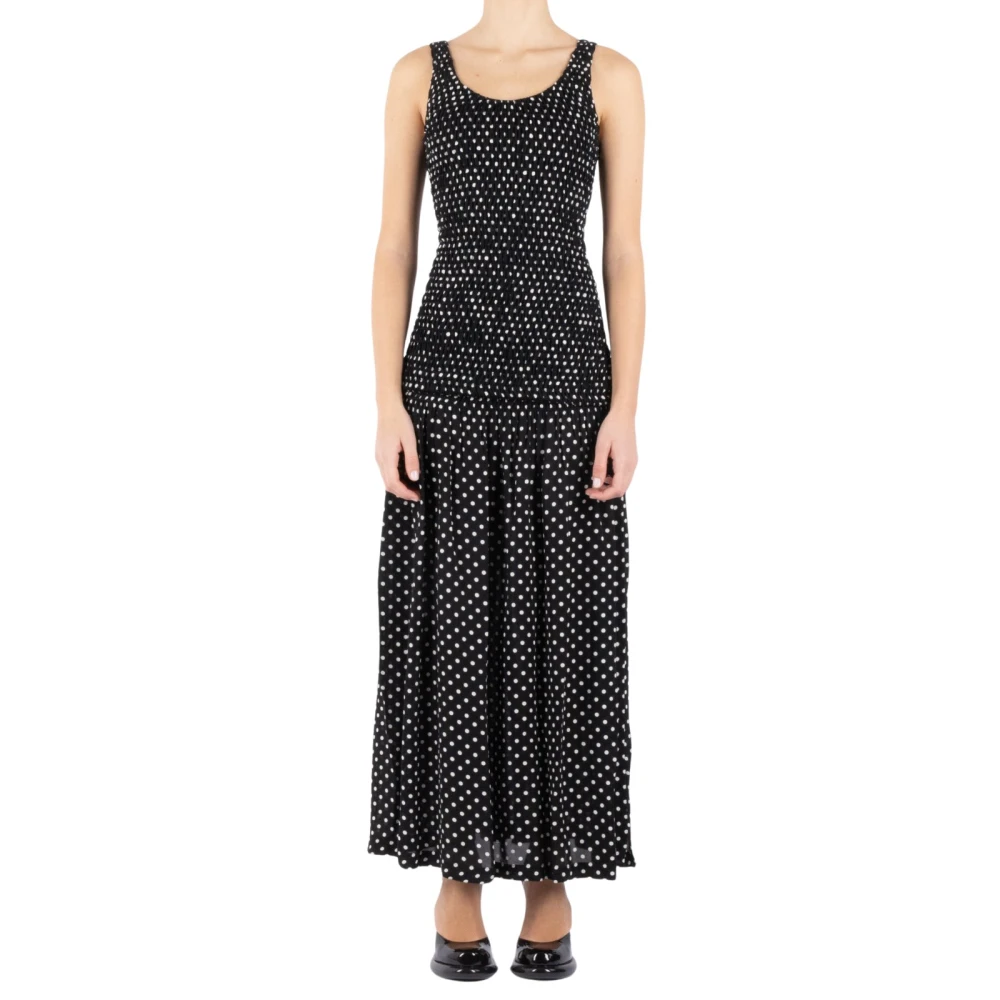 Paco Rabanne Zwarte Viscose Jurk Black Dames
