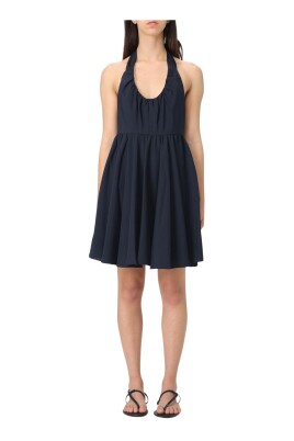 blue-halter-neck-aline-mini-dress