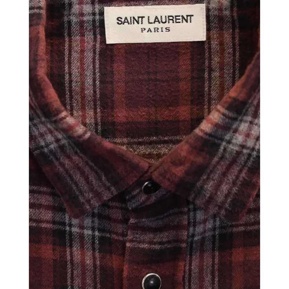 Yves Saint Laurent Vintage Pre-owned Cotton tops Multicolor Dames