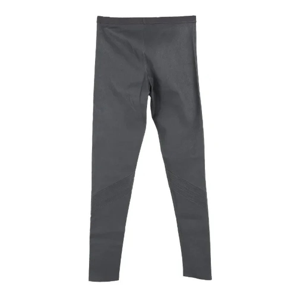 Rick Owens Pre-owned Leather bottoms Gray Dames