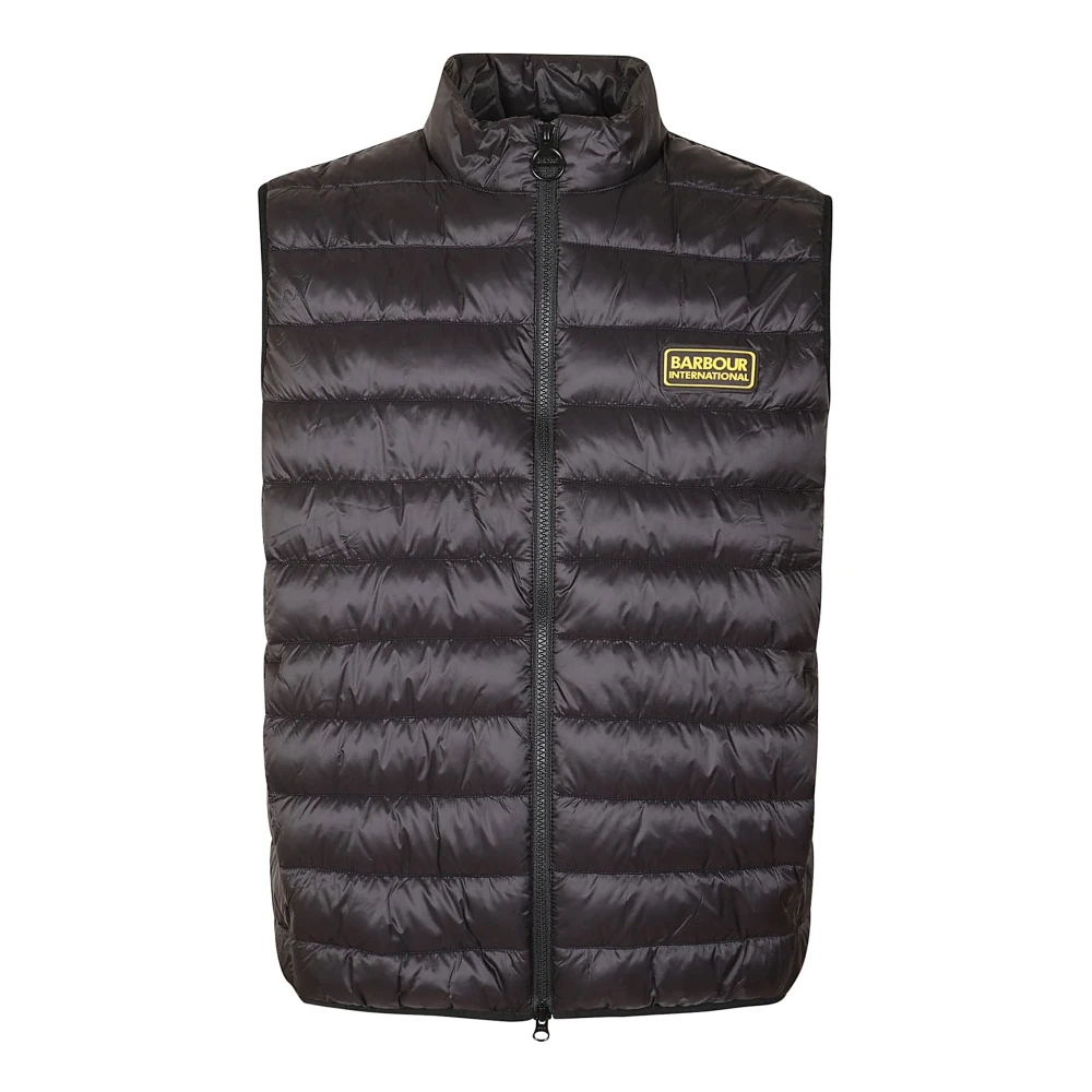 Barbour Nylon Gewatteerd Gilet Jacket Black Heren