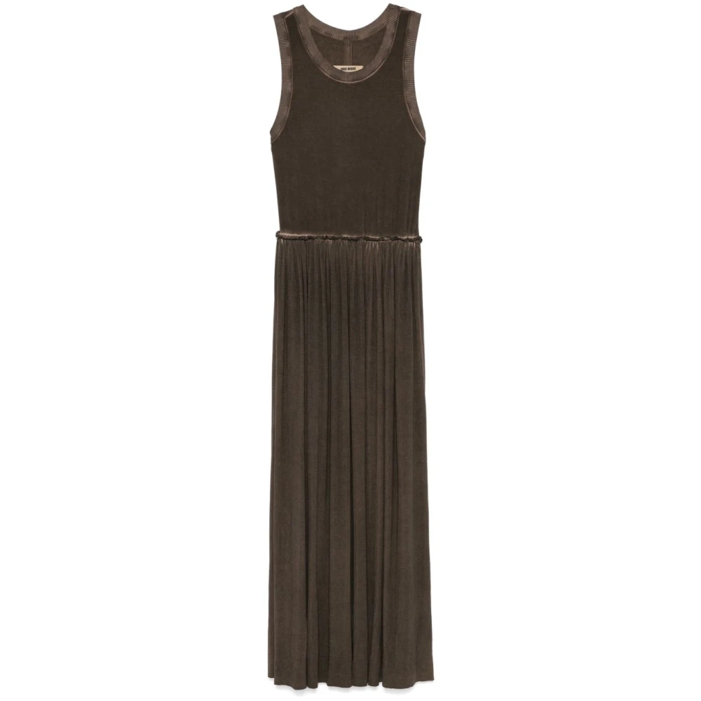 UMA Wang Bruine Elegante Jurk Brown Dames