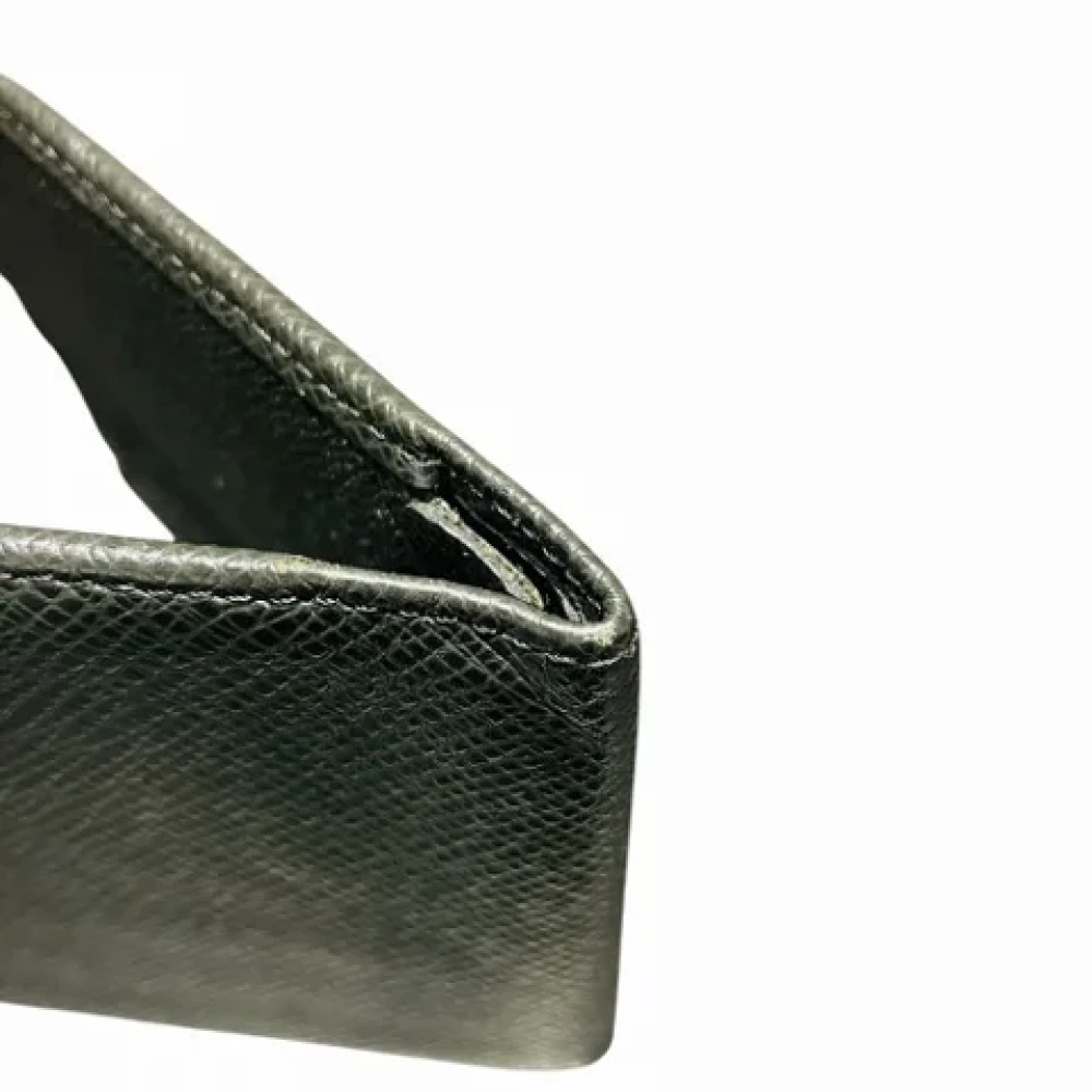Louis Vuitton Vintage Pre-owned Leather wallets Black Heren